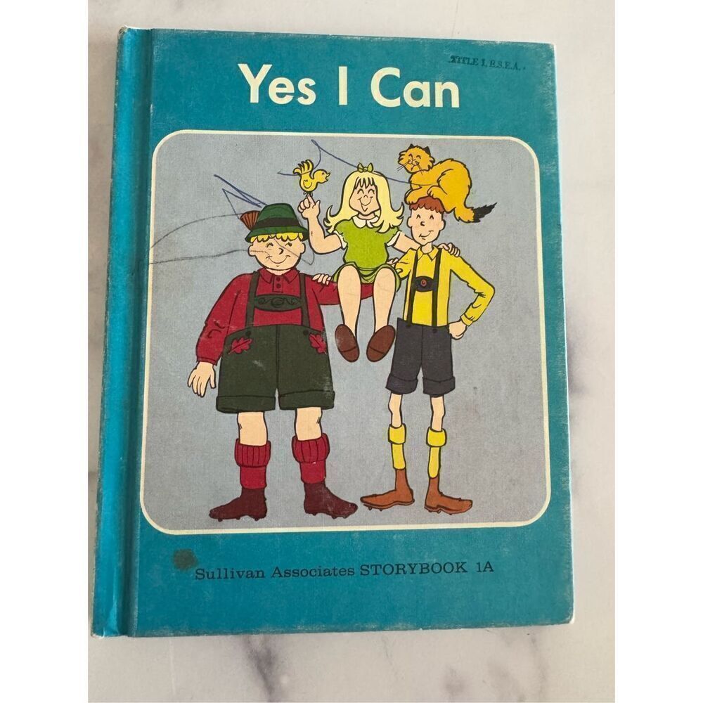 Yes I Can 1A Children’s book vintage 1966 The Fast Pig Singing Cats Ham & Ants M